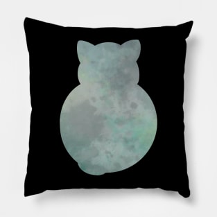 Shades of gray cat Pillow