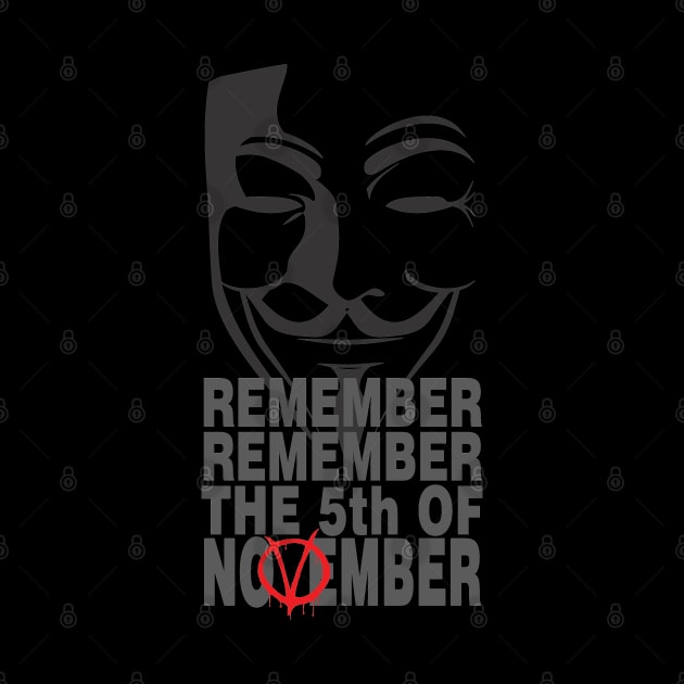 5th of November - V for Vendetta by The Architect Shop