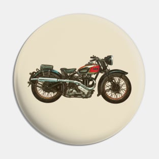 1937 ARIEL RED HUNTER MOTORCYCLE Pin