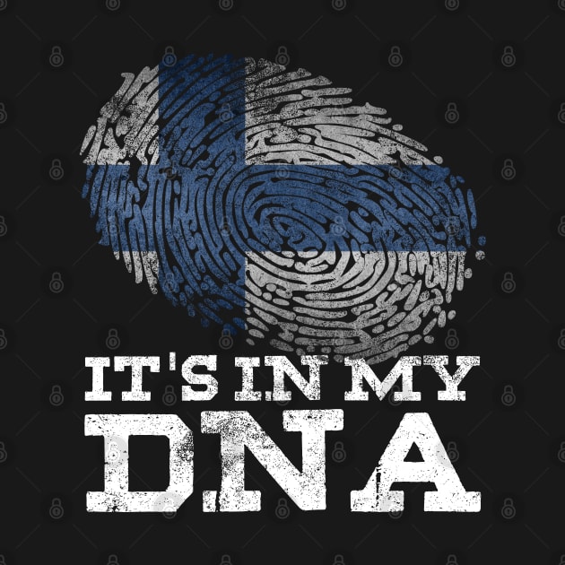 It's In My DNA Finnish Shirt Suomi Finland Flag Gifts Finn by Smoothbeats