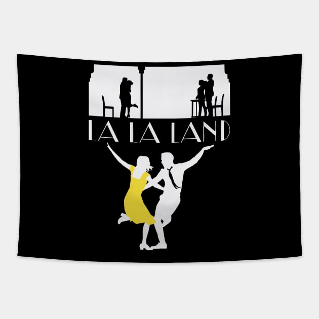 La La Land Tapestry by WouryMiddleAgeDrawing