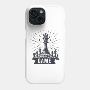 Chess Royalty: King of the Game Dramatic Illustration Phone Case