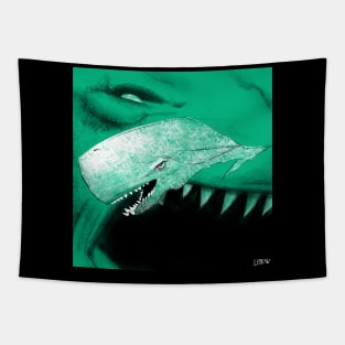 the invictus liviathan killer big whale ecopop arts Tapestry