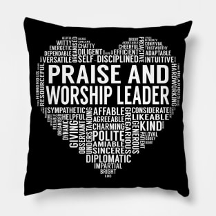 Praise And Worship Leader Heart Pillow