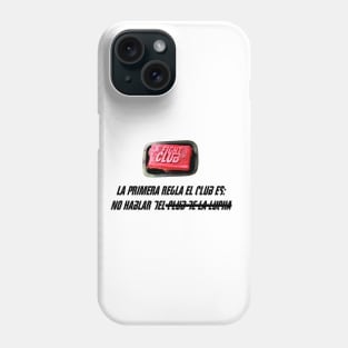 La primera regla del club de la lucha Phone Case