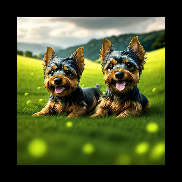 Yorkie Puppies by PSYOP Industries 