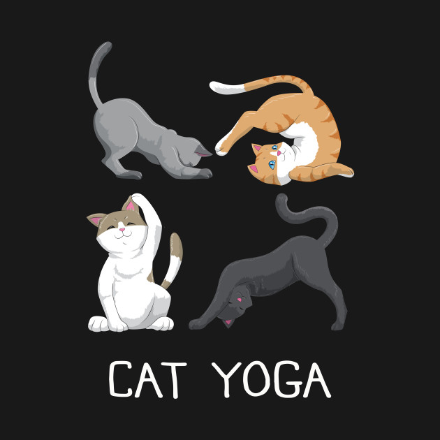 Disover Cat Yoga SHIRT Meditation cat lover Girl Gift Cat mommy - Meditation - T-Shirt