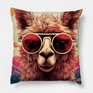 Vintage Trauma Llama Alpaca Pillow