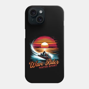 Wave Rider Water Sport Jetski Design Phone Case