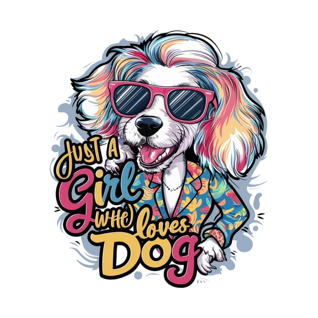 Just A Girl Who Loves dog by alby store