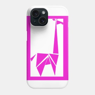 Pink Abstract Giraffe Phone Case