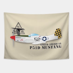 P51D Mustang Tapestry