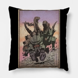 Dinobot ukiyo-e Pillow