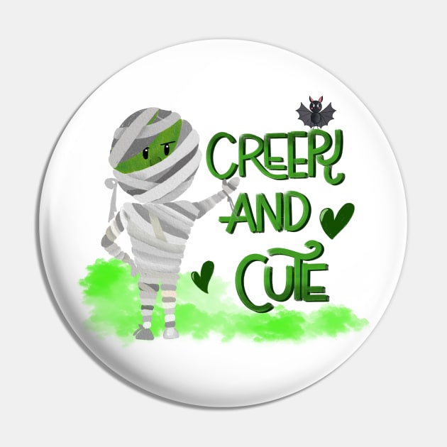 creepy and cute mummy design Pin by PrintAmor