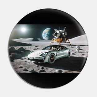 2021 Porsche Panamera on the Moon Pin