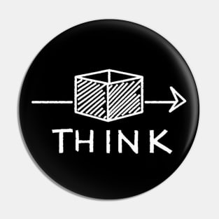 Outside The Box Thinking Pin