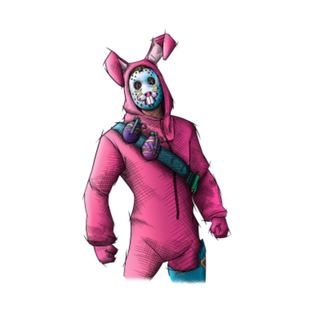 Rabbit Raider Fortnite Skin Fortnite TShirt TeePublic