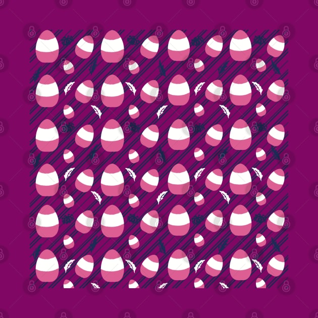 Halloween pink Candy pattern by Xatutik-Art