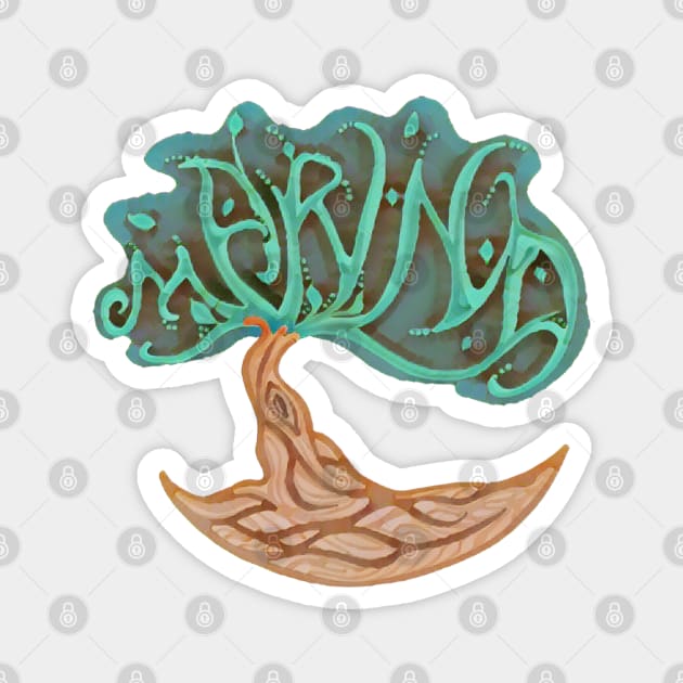 Marina Tree Magnet by Slightly Unhinged