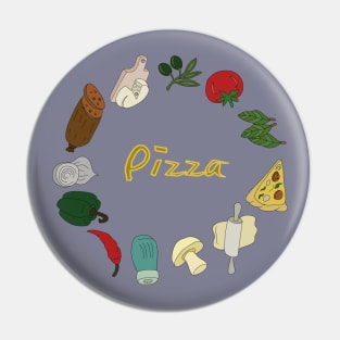 Pizza Ingredients Pin