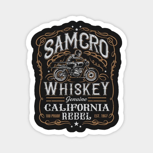 Samcro Whiskey Magnet by Punksthetic