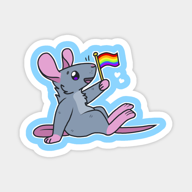 Gay Rats Magnet by Catbreon