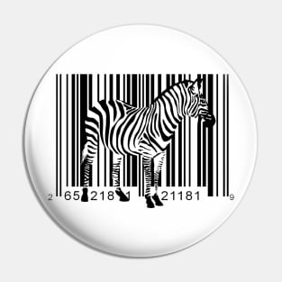 Zebra Code Pin