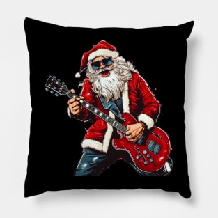 Guitar Santa Pillow