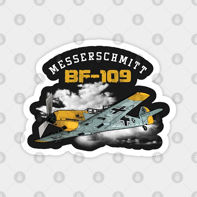 Messerschmitt bf 109 WOP Gift Magnet by woormle