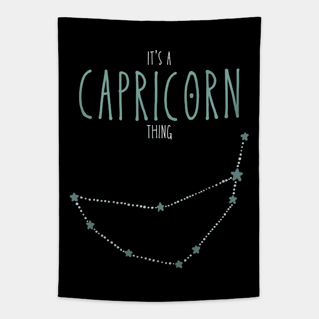 It's a Capricorn Thing Tapestry by Jabir