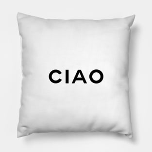 Ciao Couture Style Font Pillow