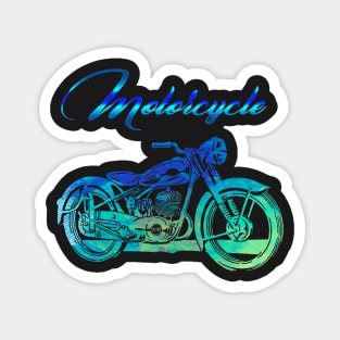 Vintage american motorcycle Magnet