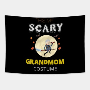 This Is My Scary Orange Pumpkin Halloween GrandMoM Custome Tapestry