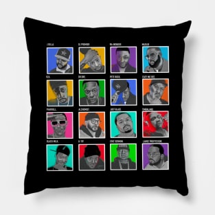 Hiphop producers on 16 pads Pillow