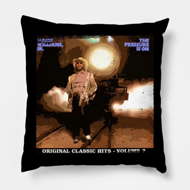 Hank Jr.'s Timeless Twang Pillow by Zombie green