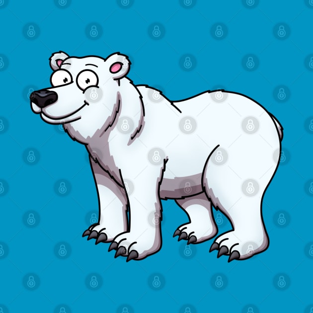 Happy Polar Bear by TheMaskedTooner