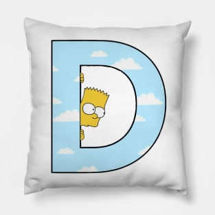 Simpsons letter Pillow