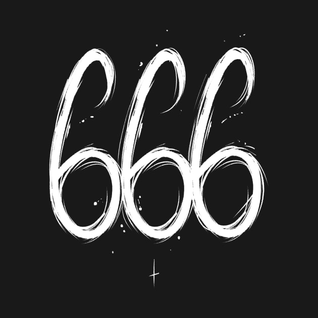 666 devil satan tee by Wearing Silly