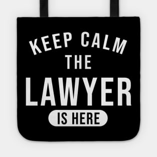 Keep calm the lawyer is here Tote