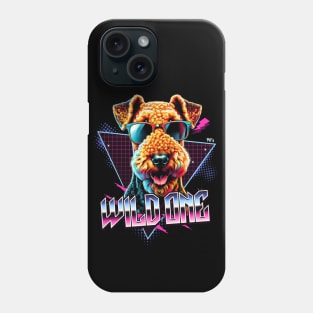 Wild One Airedale Terrier Dog Phone Case