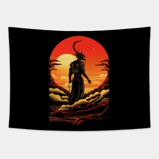 Samurai alien Tapestry