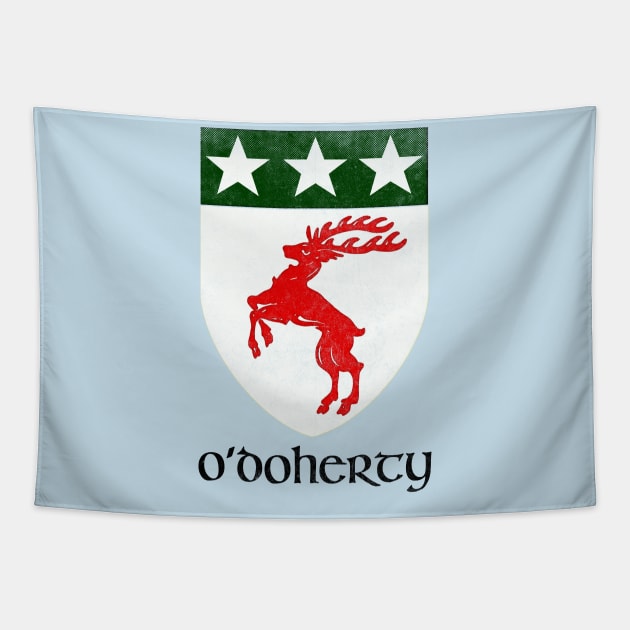 O'Doherty  / Vintage Style Crest Coat Of Arms Design Tapestry by feck!