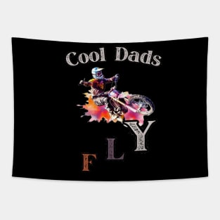 Motocross Cool Dad Dirt Bike Racer Tapestry