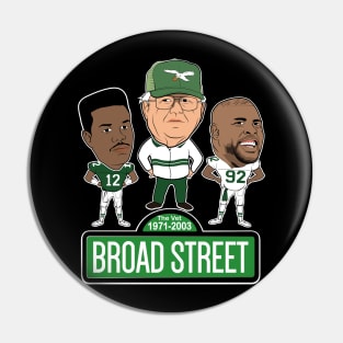 Broad Street Football Pin