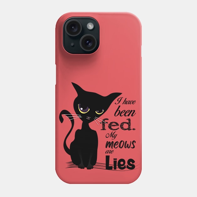 Cat mother coffee lover Phone Case by ArteriaMix