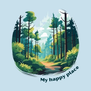 Cute exploring nature illustration T-Shirt