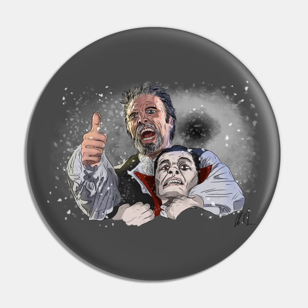 Monster Squad: Thumbs Up, Van Helsing Pin by 51Deesigns