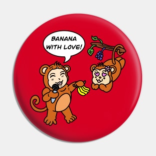 Cute boy monkey cosplay Pin