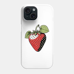 Simplicity of Sweet Red Strawberry Phone Case