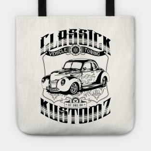 Hot Rod - Classick Kustomz (black) Tote